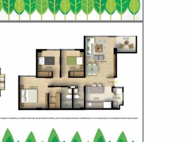 Apartamento para Venta en Retiro - 2