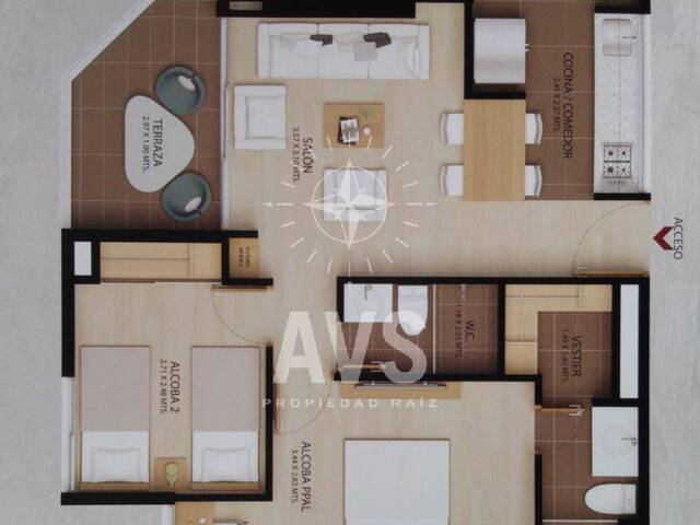 Apartamento para Venta en Retiro - 2